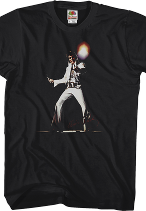 White Jumpsuit Elvis Presley T-Shirt
