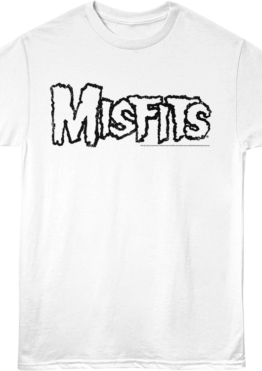 White Logo Misfits T-Shirt - main product image