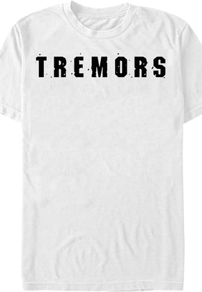 White Logo Tremors T-Shirt