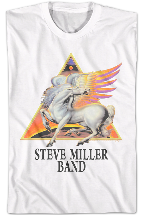 White Pegasus Steve Miller Band T-Shirtmain product image