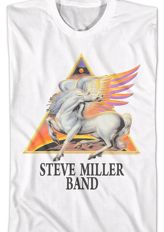 White Pegasus Steve Miller Band T-Shirt - main product image