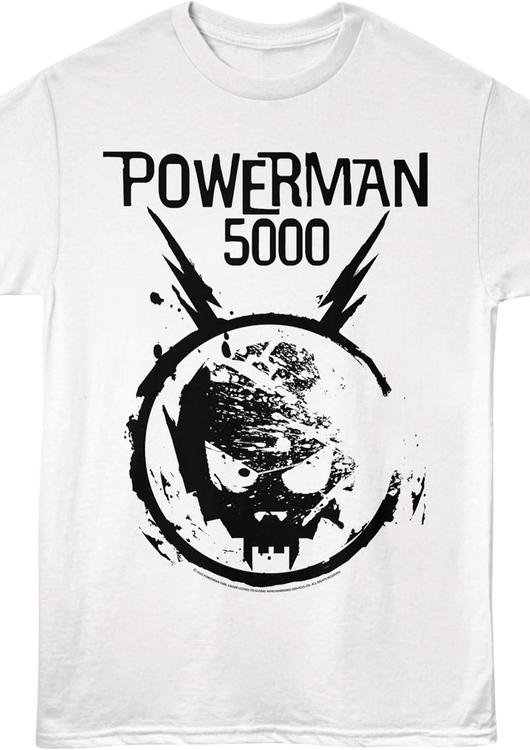 White Space Skull Powerman 5000 T-Shirt - main product image