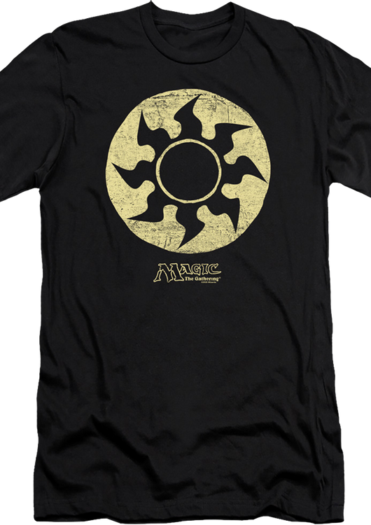 White Symbol Magic The Gathering T-Shirt - main product image