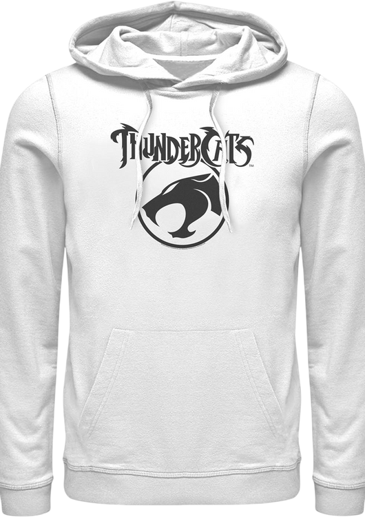 White ThunderCats Logo Hoodie - main product image