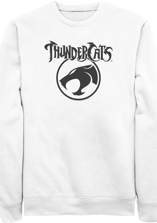 White ThunderCats Logo Sweatshirt - main product image