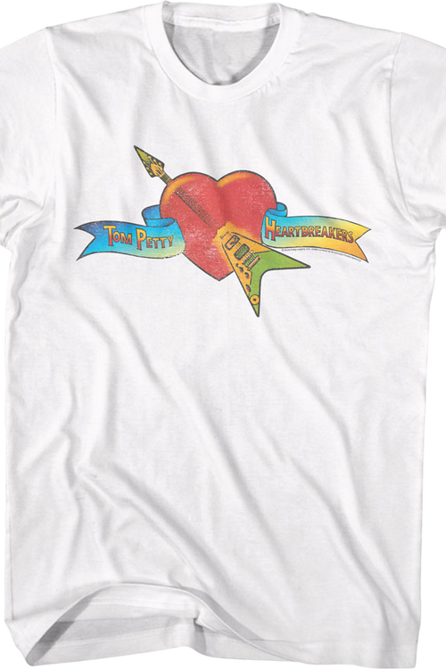 Tom Petty & The Heartbreakers Circle Logo T-Shirt - Official Licensed Black Tee (XXL)