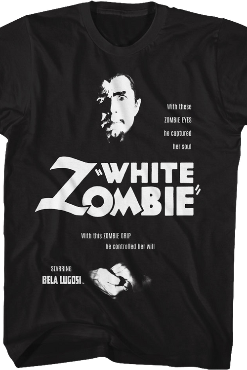 White Zombie Bela Lugosi T-Shirtmain product image