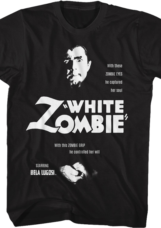 White Zombie Bela Lugosi T-Shirt - main product image
