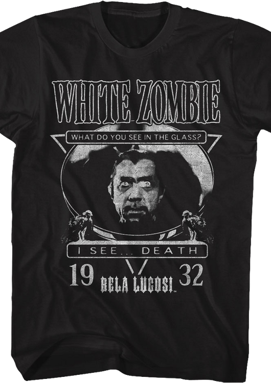 White Zombie What Do You See In The Glass? Bela Lugosi T-Shirt - main product image