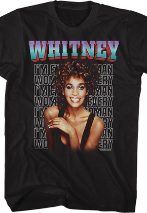 Whitney Houston I'm Every Woman T-Shirt