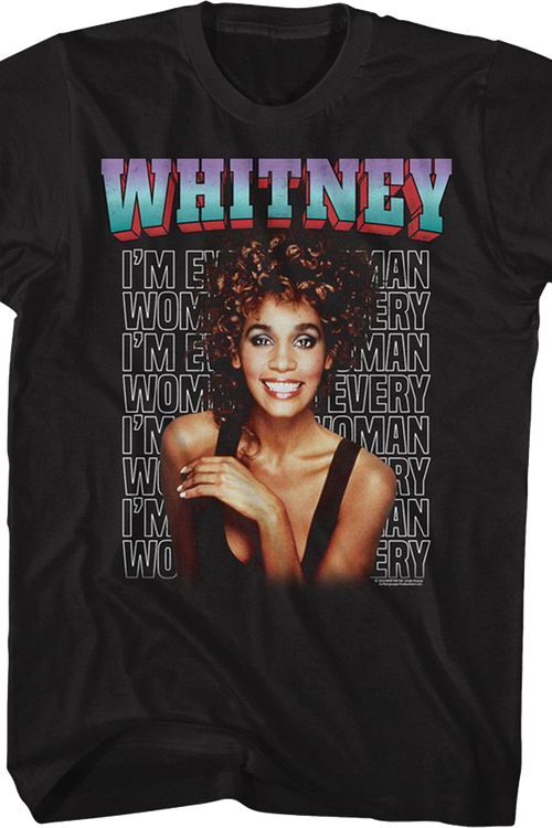 Whitney Houston I'm Every Woman T-Shirtmain product image