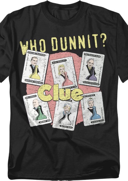Who Dunnit Clue T-Shirt - main product image