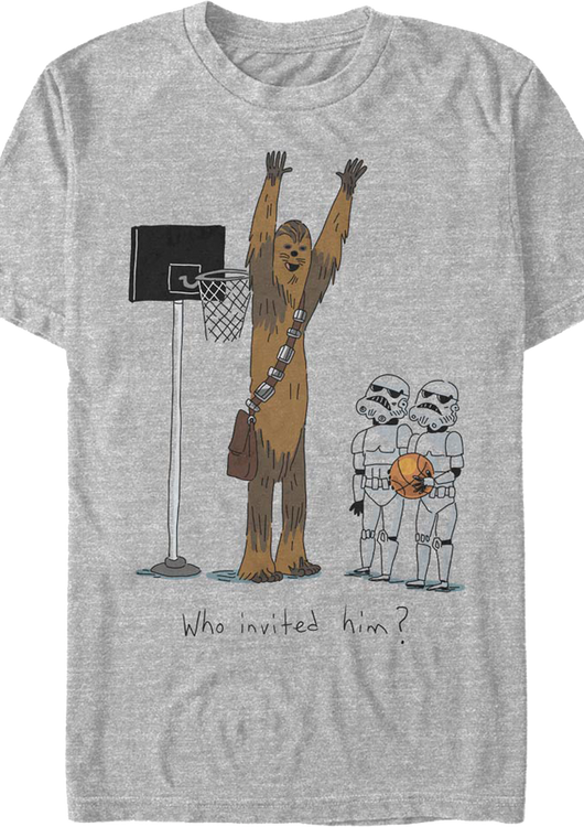 Who Invited Him Star Wars T-Shirt - main product image
