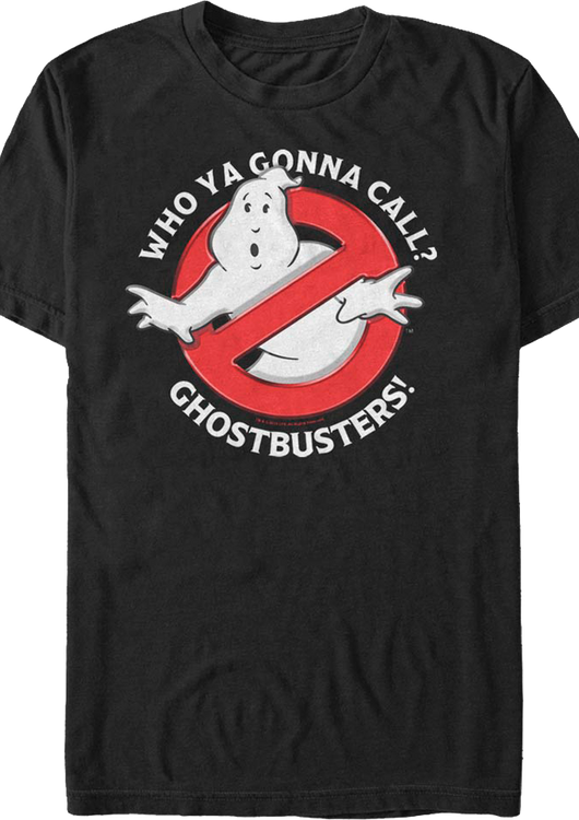 Who Ya Gonna Call Ghostbusters T-Shirt - main product image