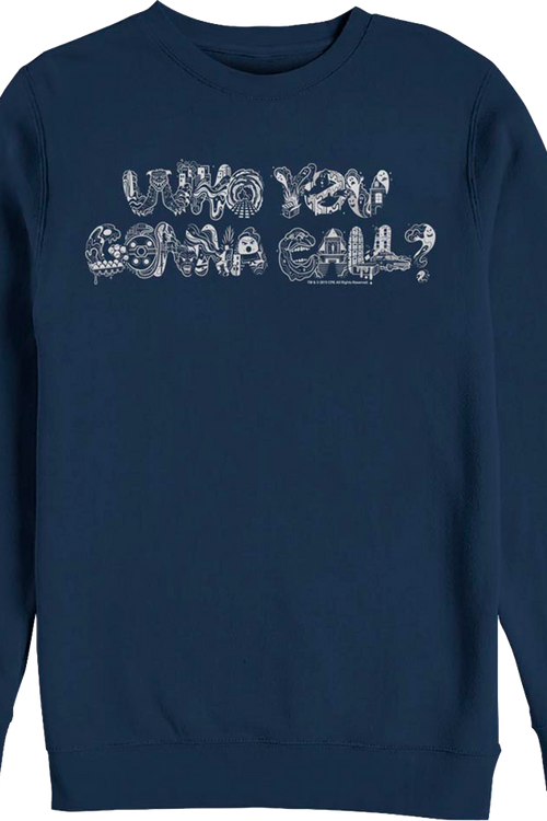 Who You Gonna Call Doodle Ghostbusters Sweatshirtmain product image