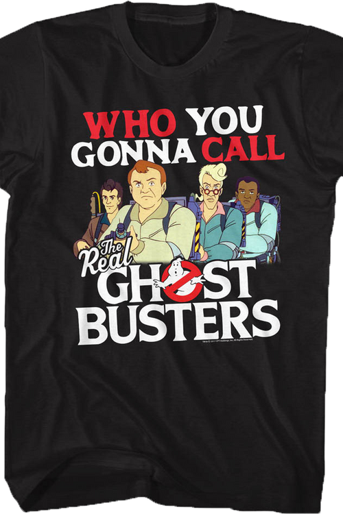 Who You Gonna Call Real Ghostbusters Shirtmain product image
