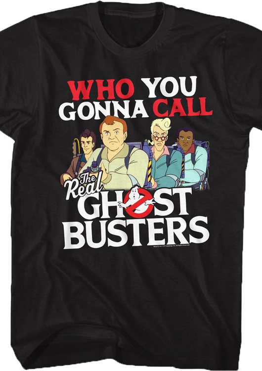 Who You Gonna Call Real Ghostbusters Shirt - main product image