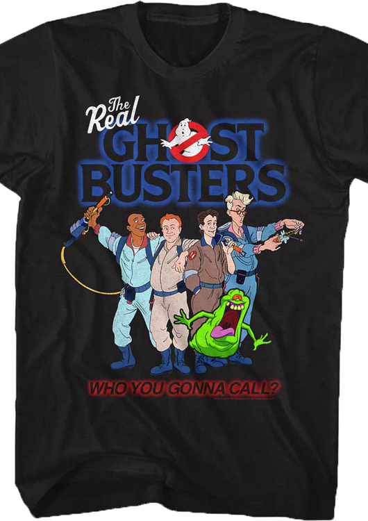 Who You Gonna Call Real Ghostbusters T-Shirt - main product image