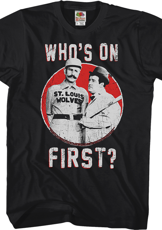 Who's On First Abbott And Costello T-Shirt - main product image