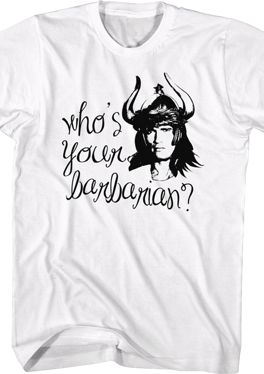 Vintage Who's Your Barbarian? Conan The Barbarian T-Shirt - main product image