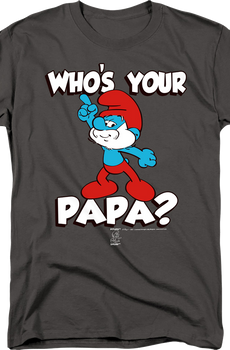 Who's Your Papa? Smurfs T-Shirt
