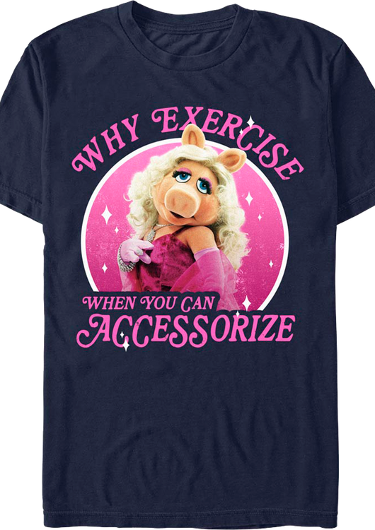 Why Exercise Miss Piggy Muppets T-Shirt - main product image