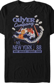 Why Should I Worry Tour Oliver and Company Disney T-Shirt