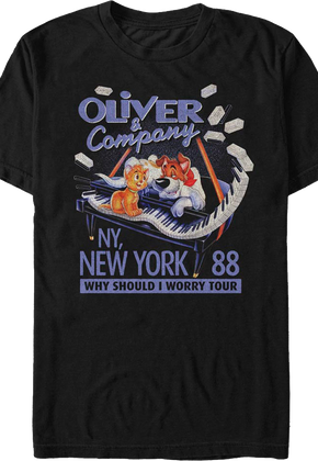 Why Should I Worry Tour Oliver and Company Disney T-Shirt