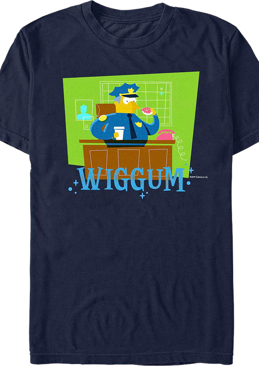 Wiggum Simpsons T-Shirt - main product image