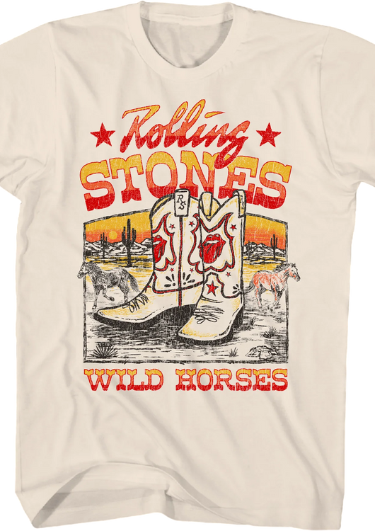 Wild Horses Rolling Stones T-Shirt - main product image
