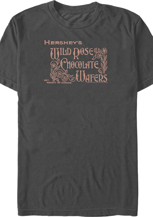 Wild Rose Chocolate Wafers Hershey's T-Shirt - main product image