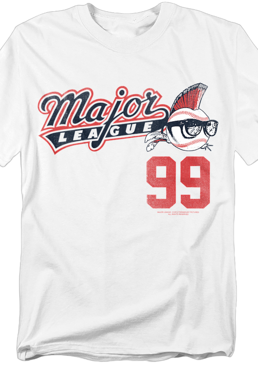 Wild Thing Ricky Vaughn 99 Major League T-Shirt - main product image