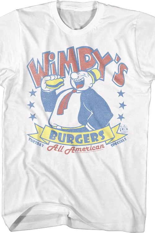 Wimpy's Burgers Popeye T-Shirt - main product image
