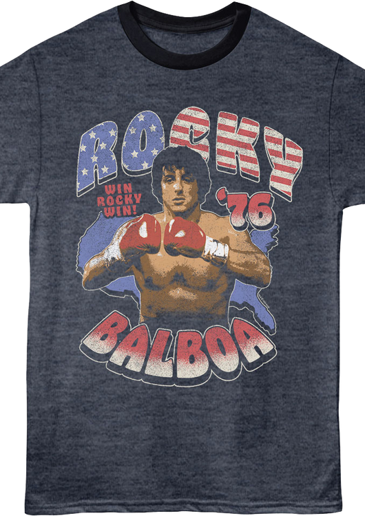 Win Rocky Win '76 Rocky Ringer Shirt - main product image