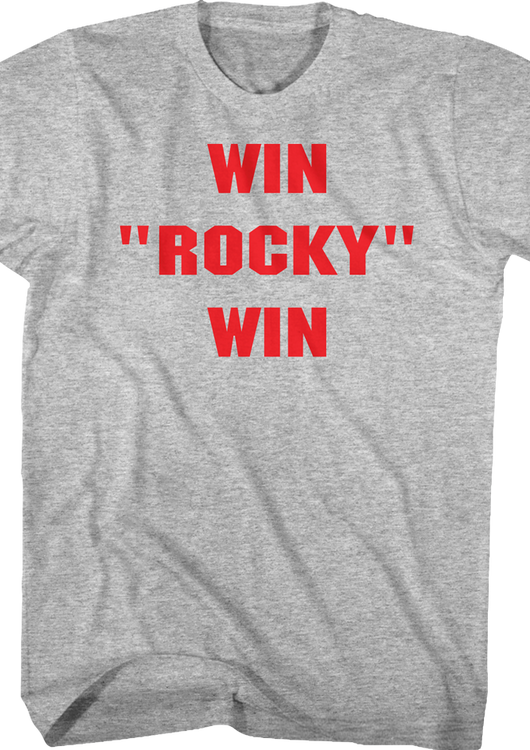 Win Rocky Win T-Shirt - main product image