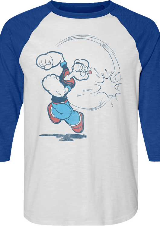 Wind-Up Punch Popeye Raglan Baseball Shirt - main product image