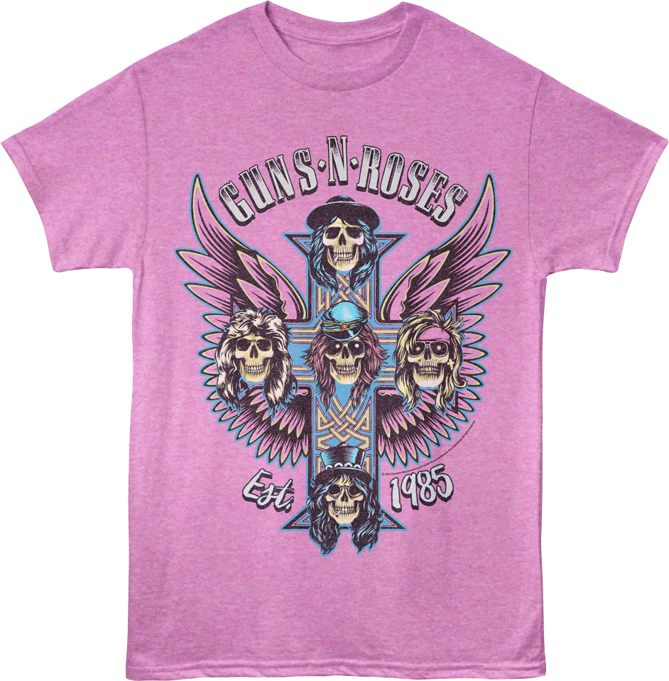 Winged Cross Guns N' Roses T-Shirt