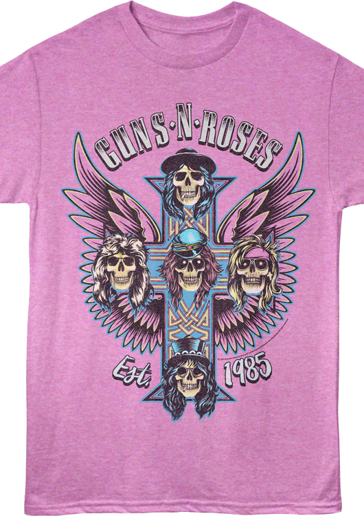 Winged Cross Guns N' Roses T-Shirt - main product image