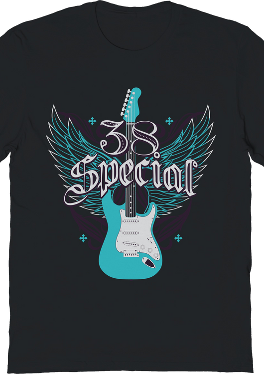 Winged Guitar 38 Special T-Shirt - main product image