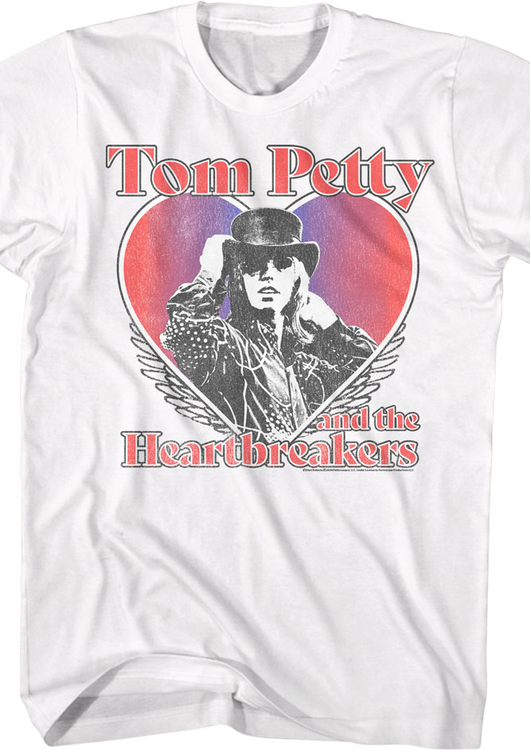 Winged Heart Tom Petty And The Heartbreakers T-Shirt - main product image