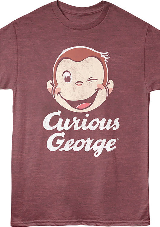 Wink Curious George T-Shirt - main product image