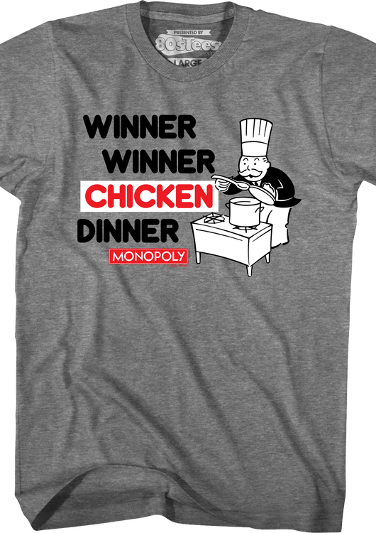 Winner Winner Chicken Dinner Monopoly T-Shirt - main product image