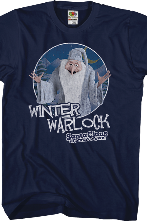 Winter Warlock Santa Claus Is Comin' To Town T-Shirtmain product image