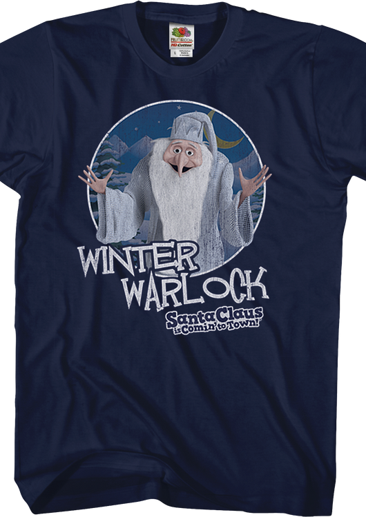 Winter Warlock Santa Claus Is Comin' To Town T-Shirt - main product image