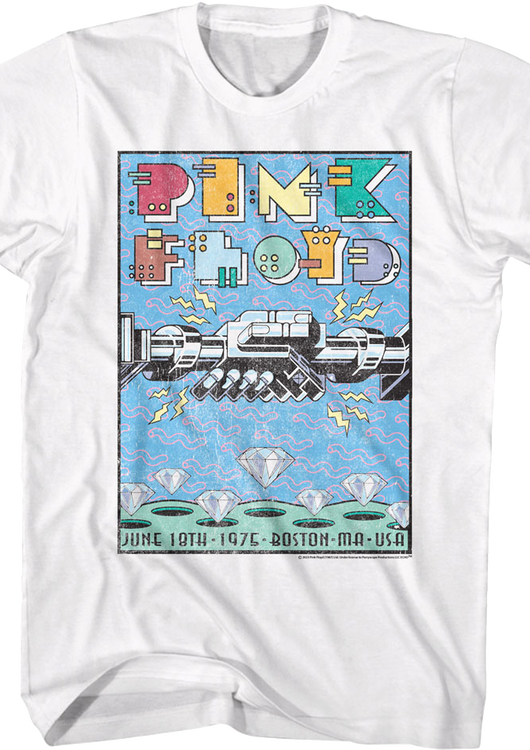 Wish You Were Here 1975 Poster Pink Floyd T-Shirt - main product image