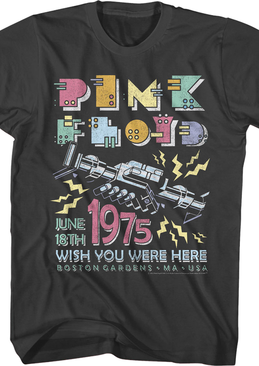 Wish You Were Here Boston Gardens 1975 Pink Floyd T-Shirt - main product image