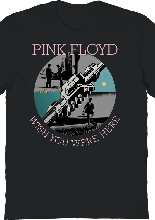 Wish You Were Here Circle Pink Floyd T-Shirt - main product image