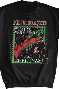 Wish You Were Here For Christmas Pink Floyd Sweatshirt