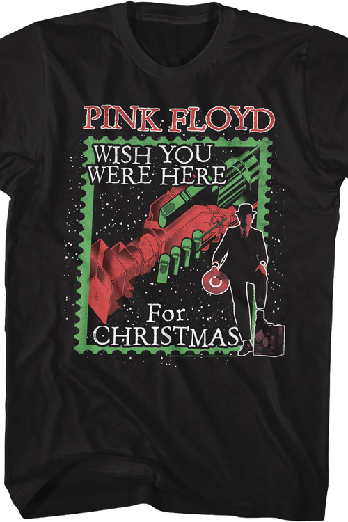Wish You Were Here For Christmas Pink Floyd T-Shirtmain product image
