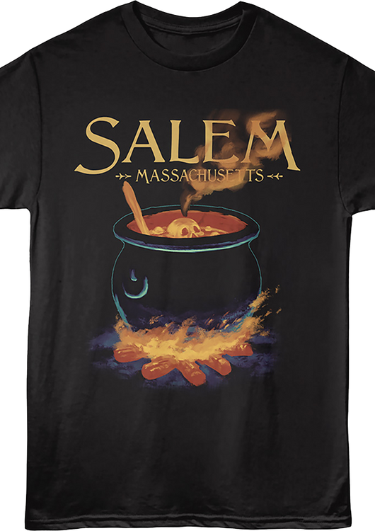 Witch's Cauldron Salem Massachusetts T-Shirt - main product image